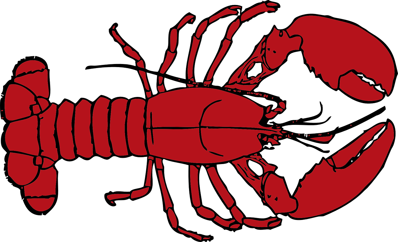 Menu Highlight Lobster Crawfish Clipart
