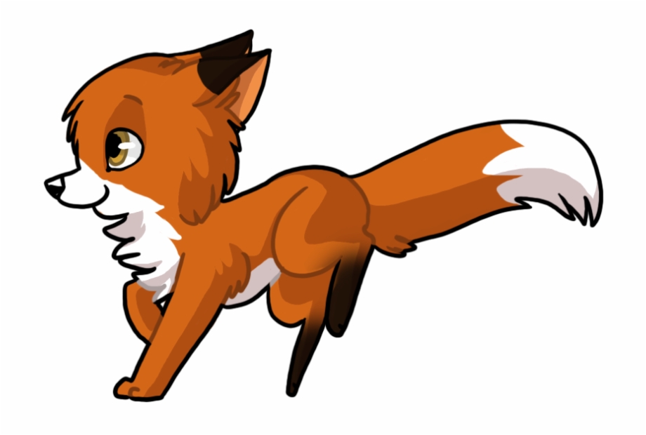 Baby Anime Cliparts Cute Fox No Background