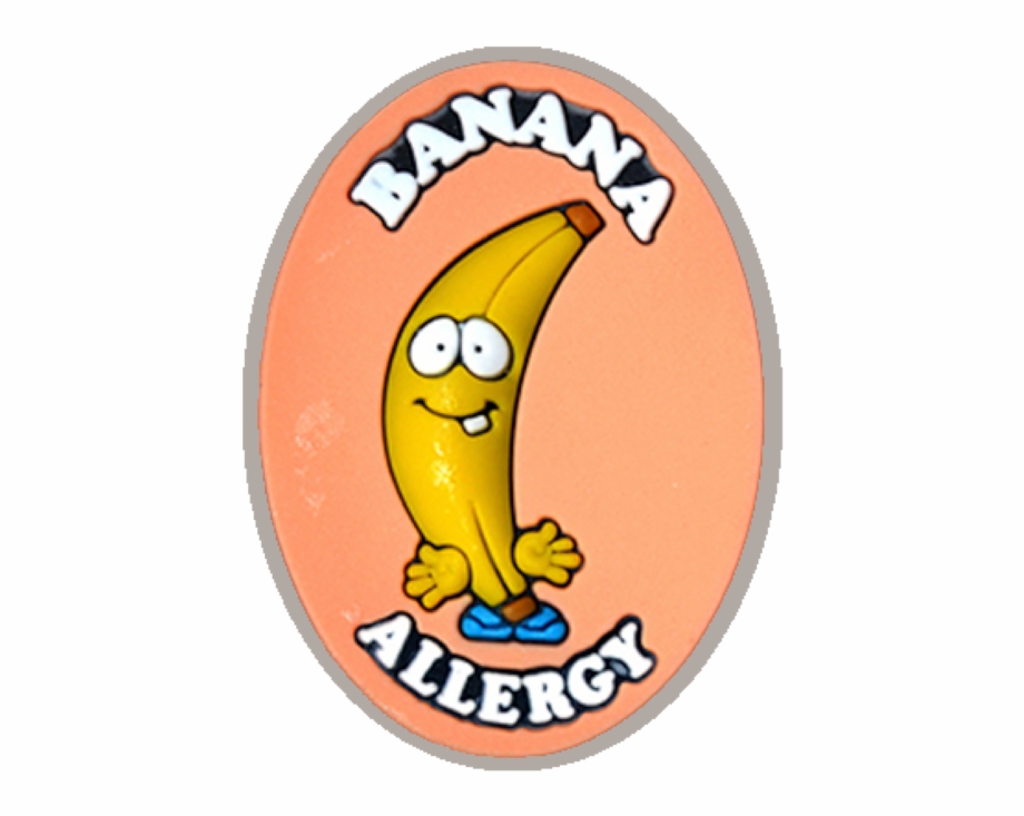 Banana Allergy Charm Cartoon