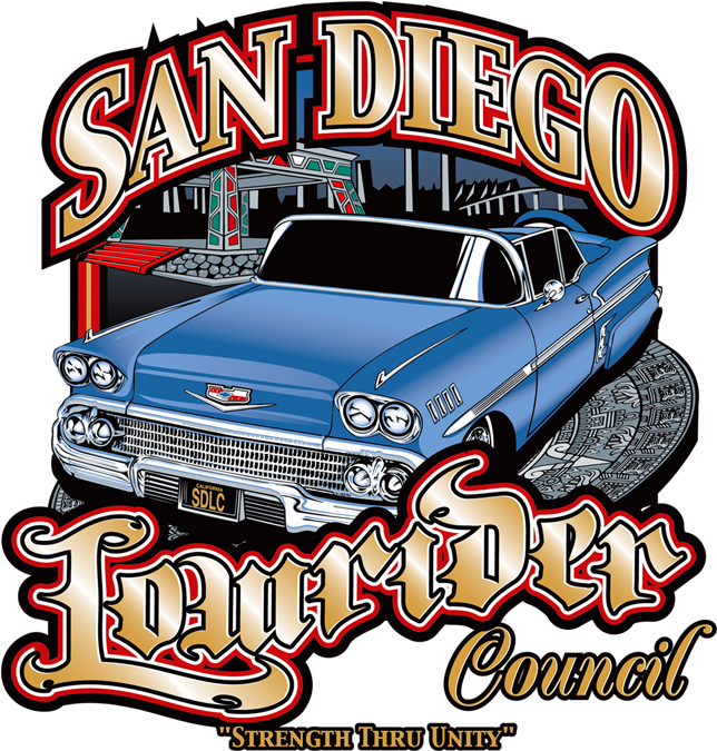 San Diego Lowrider Council Antique Car