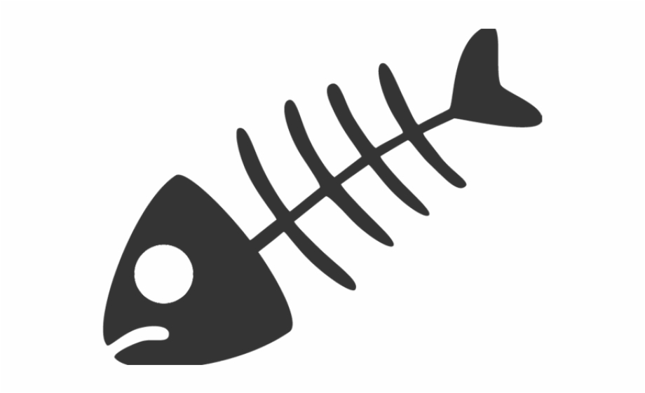Bone Clipart Transparent Background Cartoon Fish Bones Png