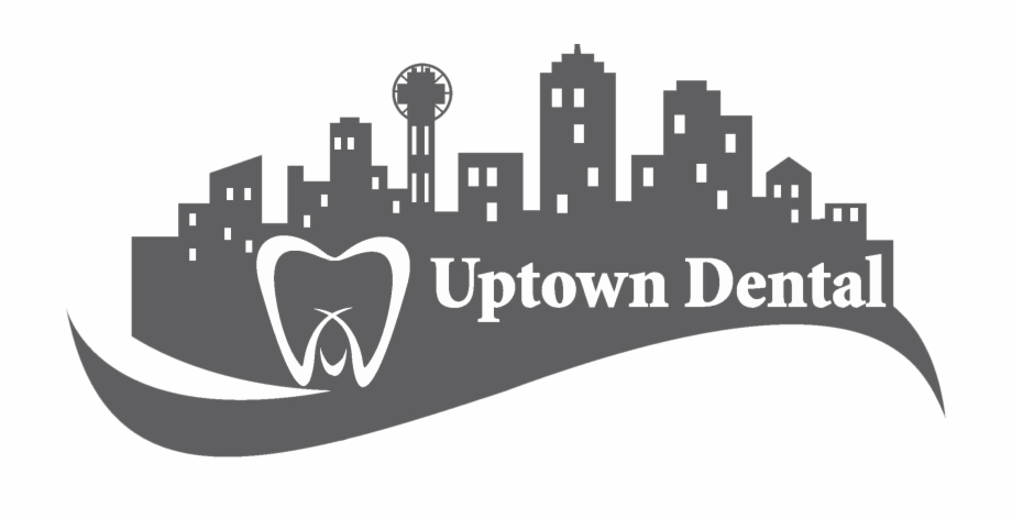 Uptown Dental Dallas Skyline Logo