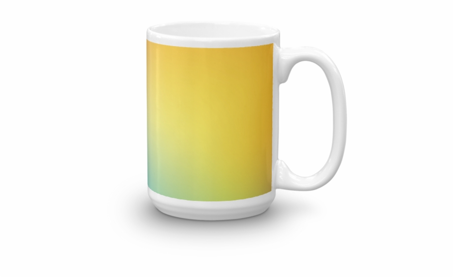 Gradient Yellow And Blue Mug Beer Stein