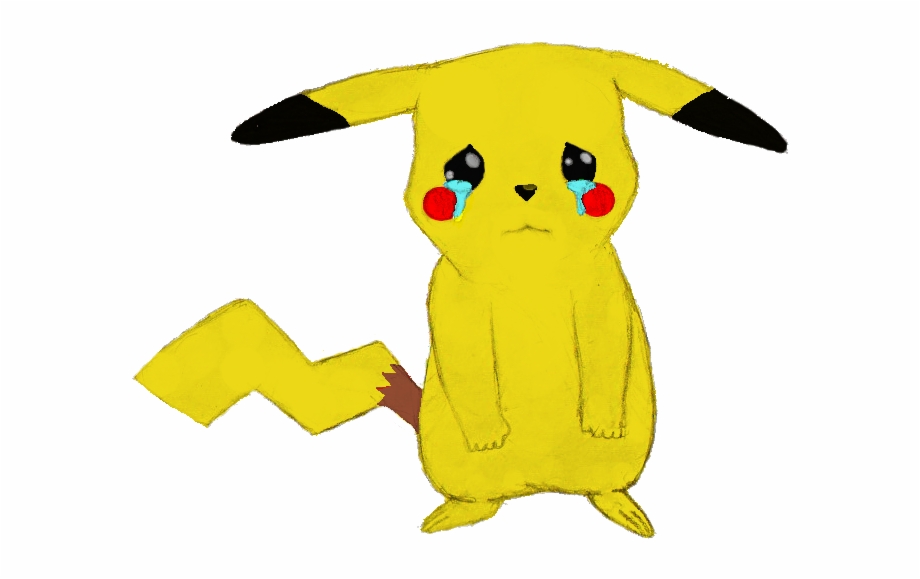  Sad Pikachu Transparent