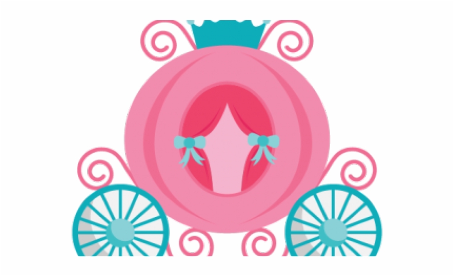 Princess With Carriage Clipart