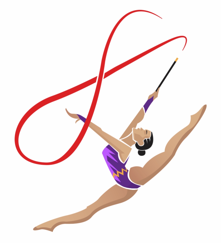 Rhythmic Gymnastics Ribbon Png Png Download Rhythmic Gymnastics