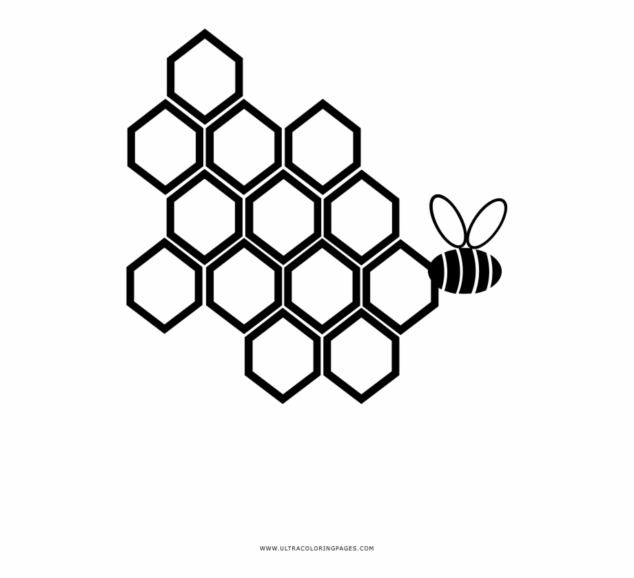 Honeycomb Coloring Page Honeycomb