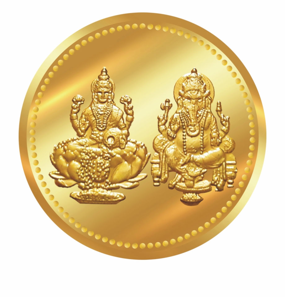 Lakshmi Gold Coin Png Transparent Image Mart