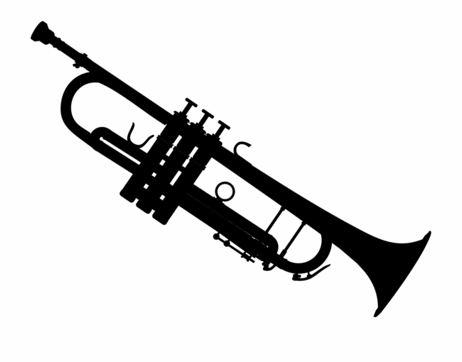 Free Trumpet Clip Art Black And White, Download Free Trumpet Clip Art ...