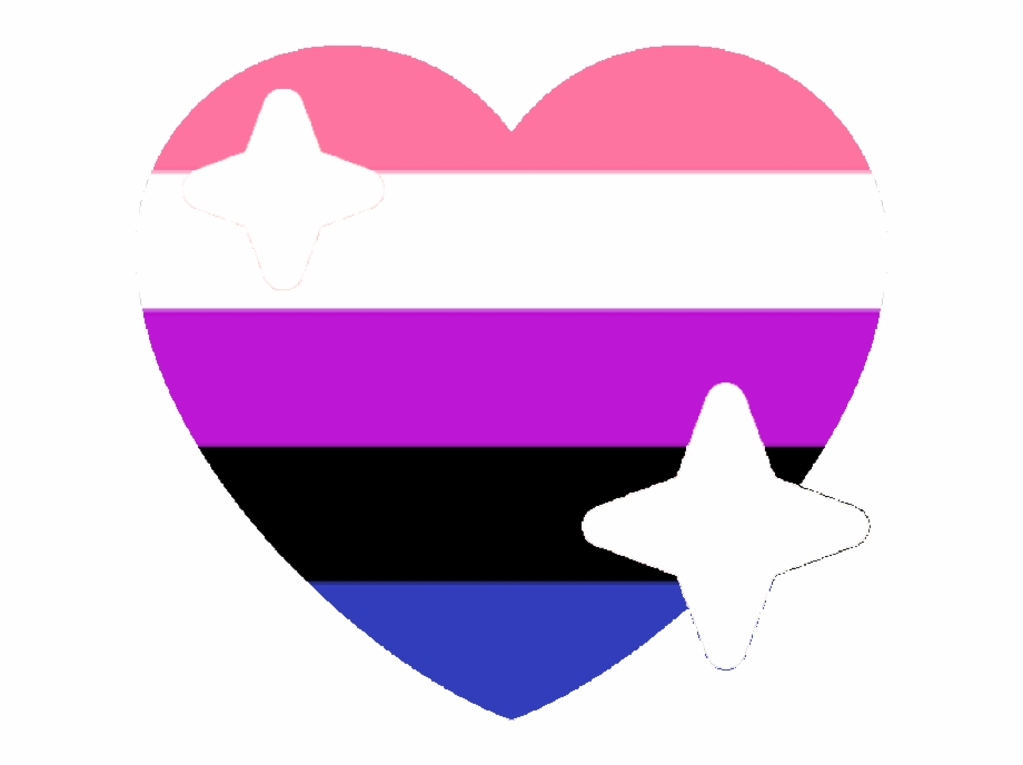 Genderfluid Sparkle Heart Discord Emoji Discord Pride Heart