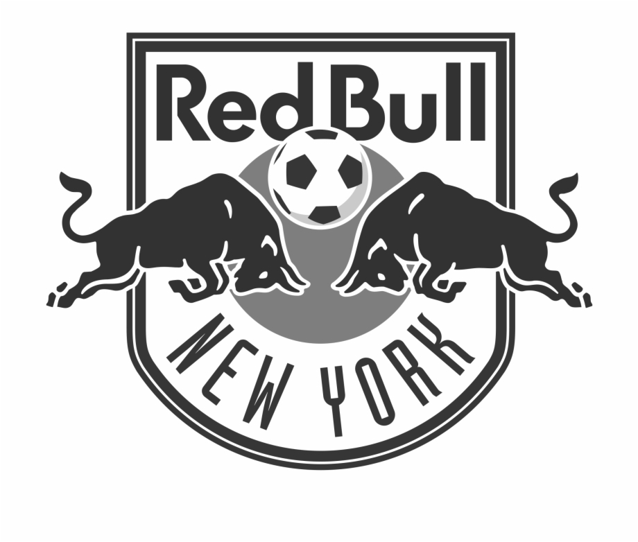 New York Red Bulls Logo Black And White