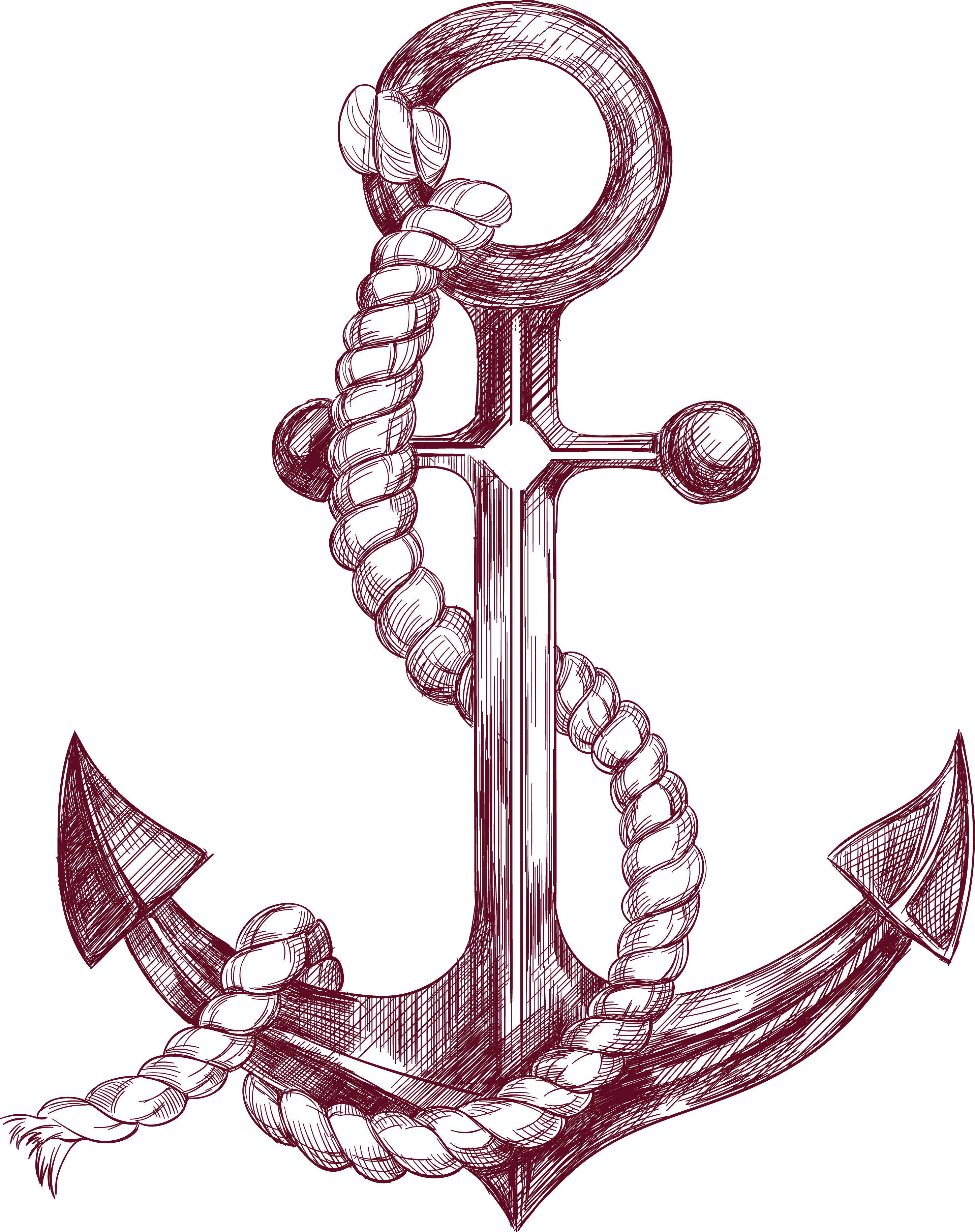 Anchor With Banner Png Realistic Easy Realistic Anchor