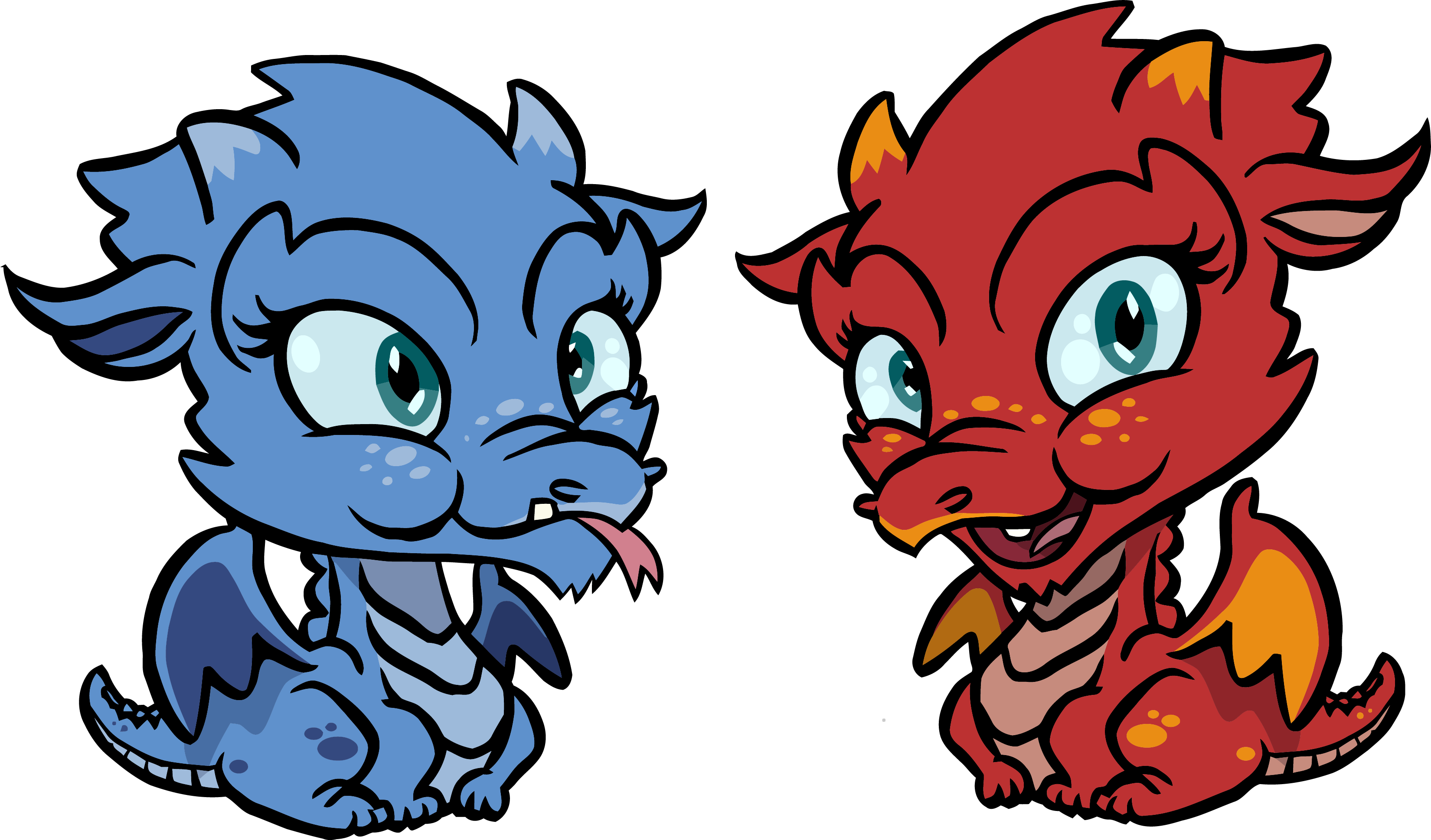 Cute Dragons Chibi Kids Clipart Png Cute Cartoon