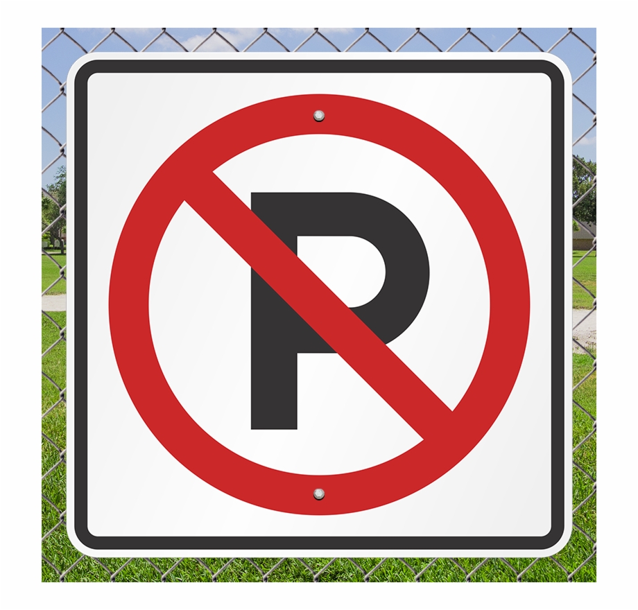 No Parking Aluminum Traffic Sign No Parking On