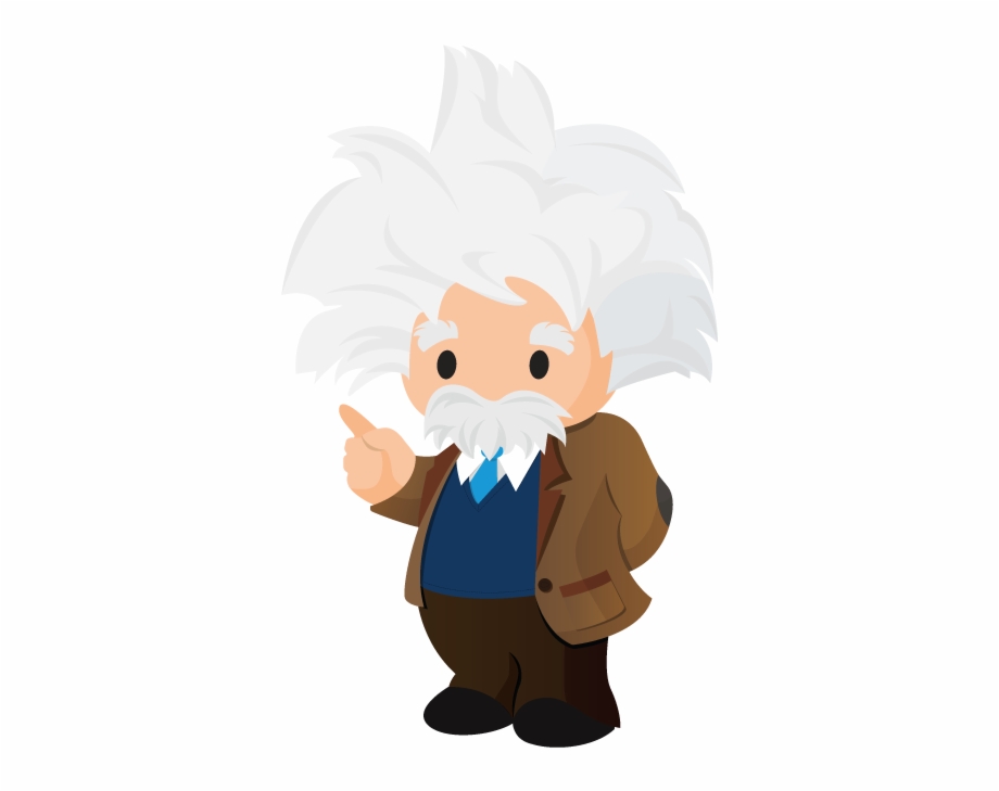 Einstein Cartoon Png Salesforce Einstein Logo