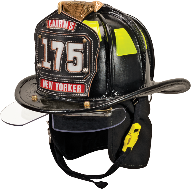 Cairns N5a New Yorker Leather Fire Helmet Msa