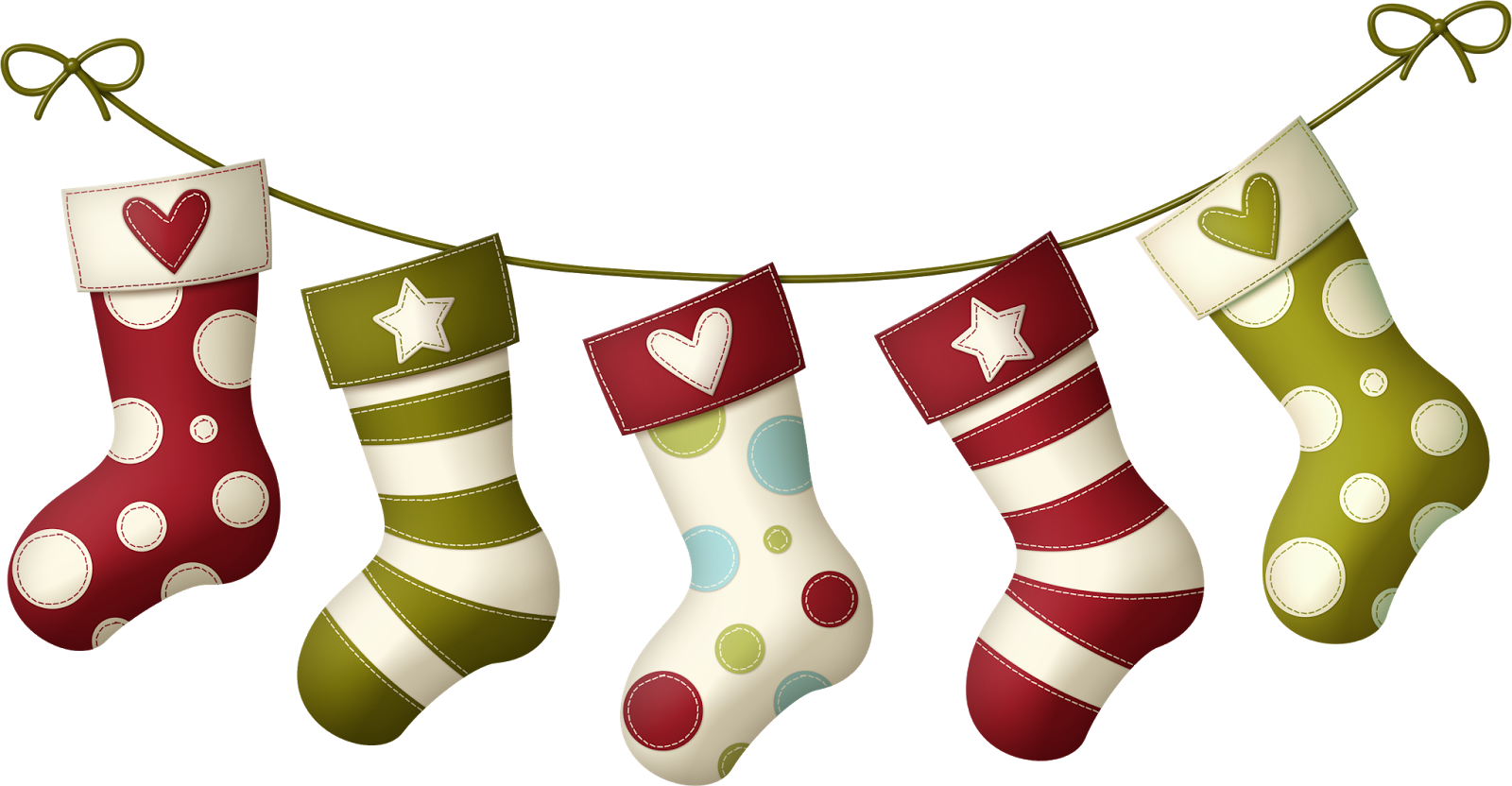 Clipart Socks Merry Christmas Stockings Christmas Transparent Background