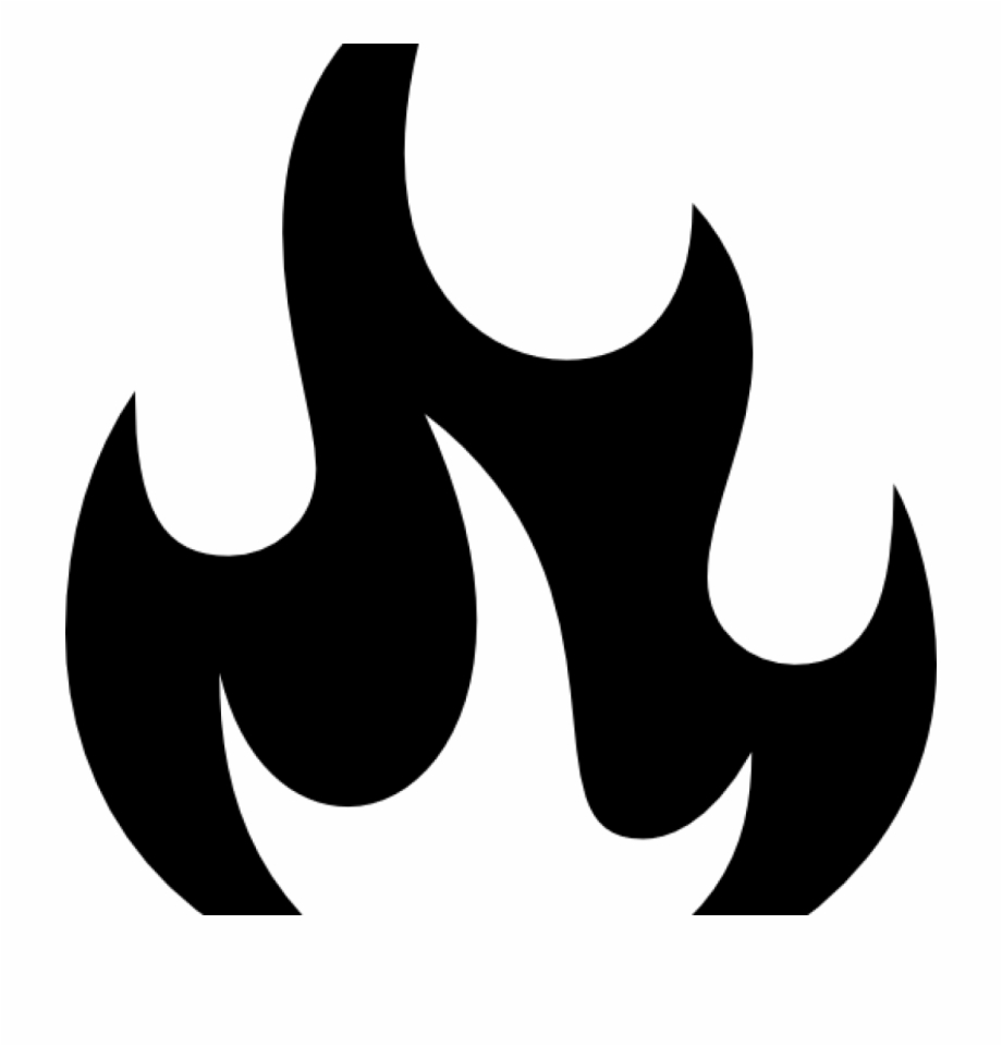 Fire Clipart Black And White Fire Clip Art