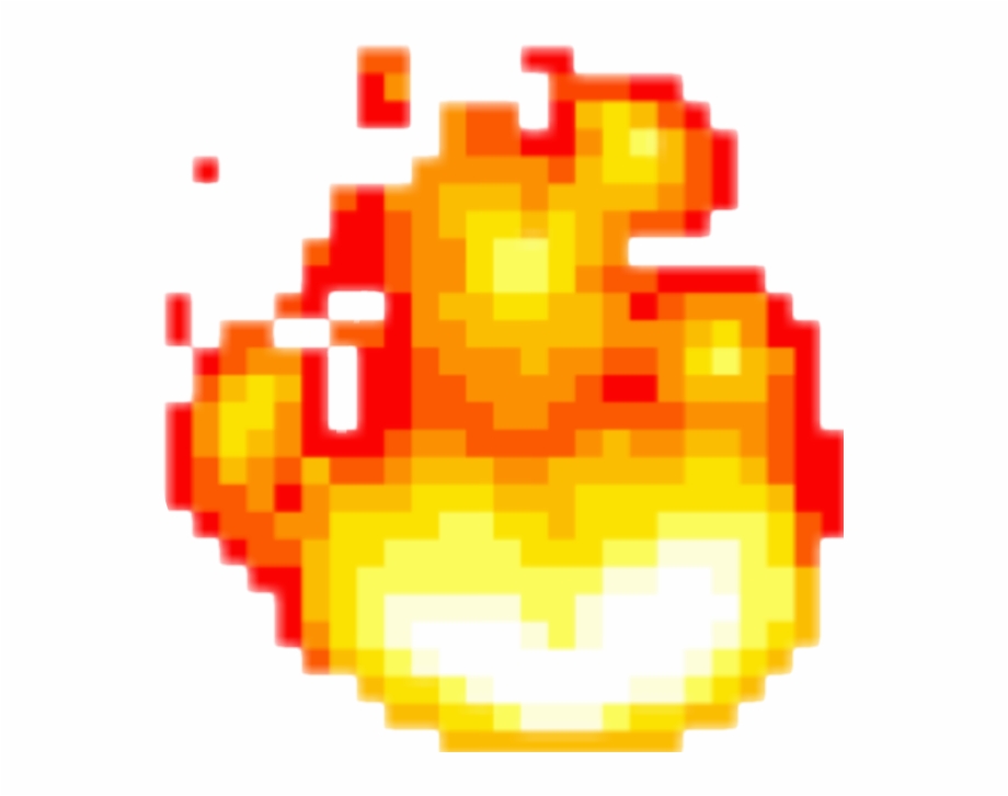 Jpg Library Pixel Game Cute Fire Flame Fireflame