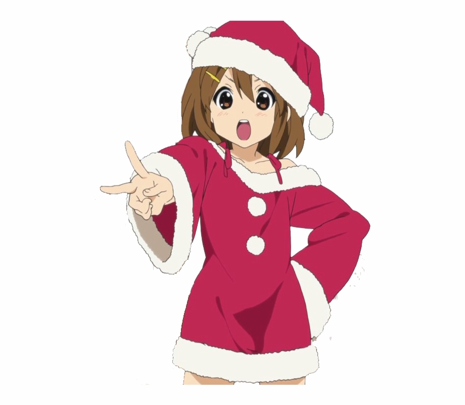 Christmas Pug Dog Transparent Background Santa Hat Anime