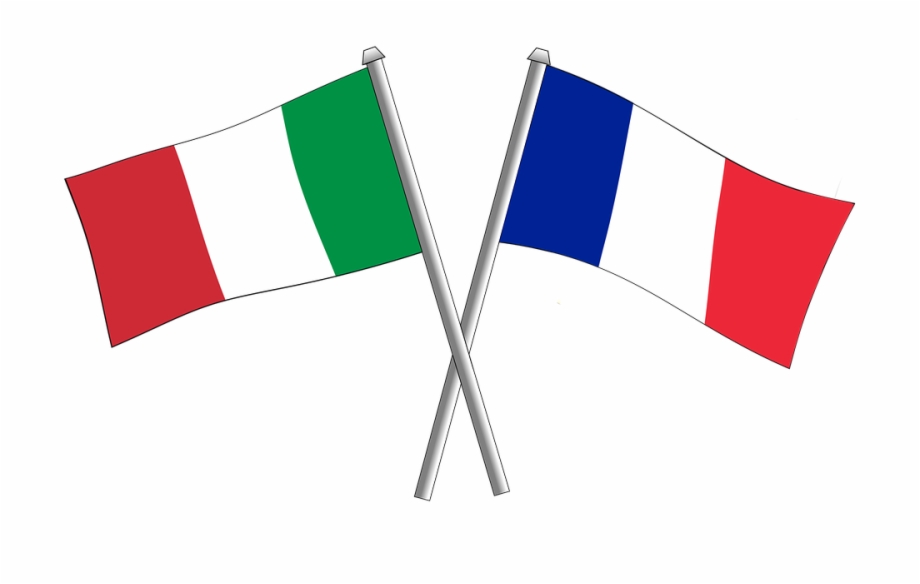 France Friendship Flag Flags Crossbred Italy France Italie