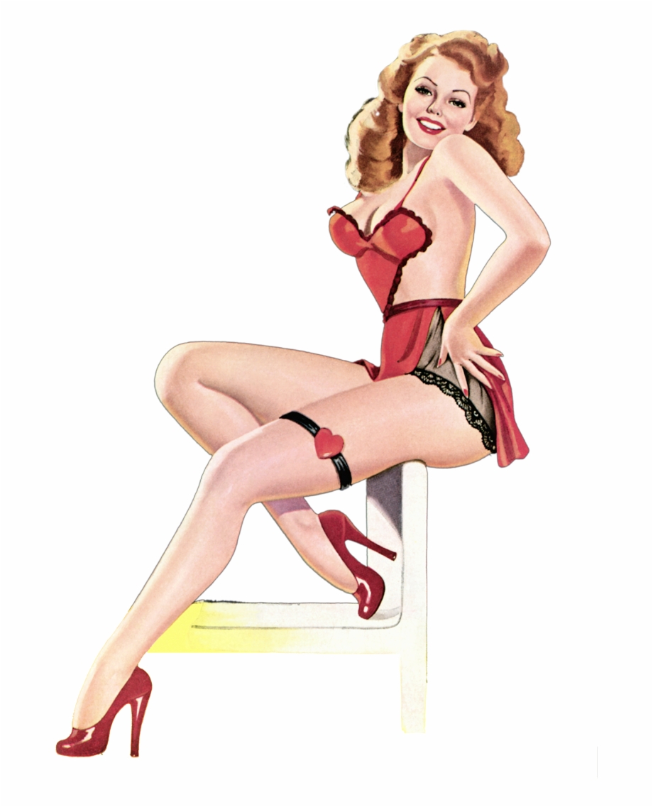 Chicas Pin Up Png Pin Up Lingerie Clip