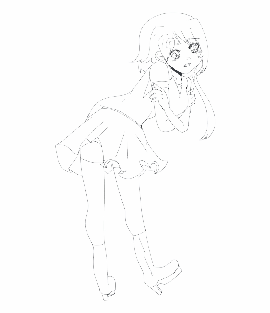 Line Art Drawing Anime Female PNG, Clipart, Arm, Art, Artwork, Black, Black  And White Free PNG
