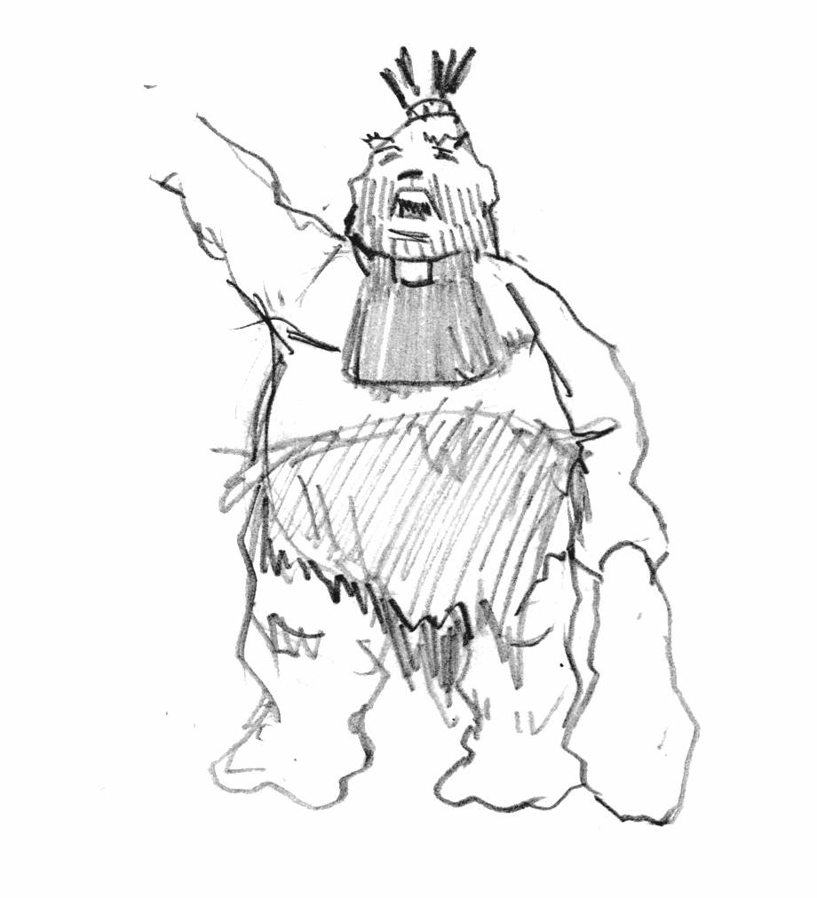 Cave Preacher Sketch