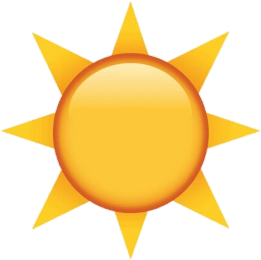 Emoji Sticker By Venus Transparent Background Sun Clipart