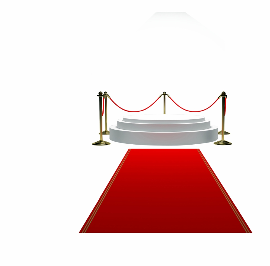 Podium Clipart Red Carpet Alfombra Roja Png