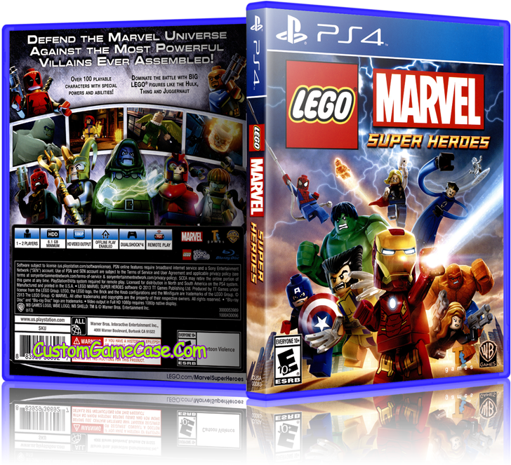 Lego Marvel Super Heroes Lego Avengers Ps4 Cover