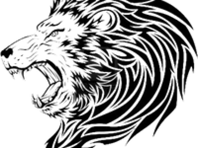 Tiger Tattoos Png Transparent Images Side On Lion