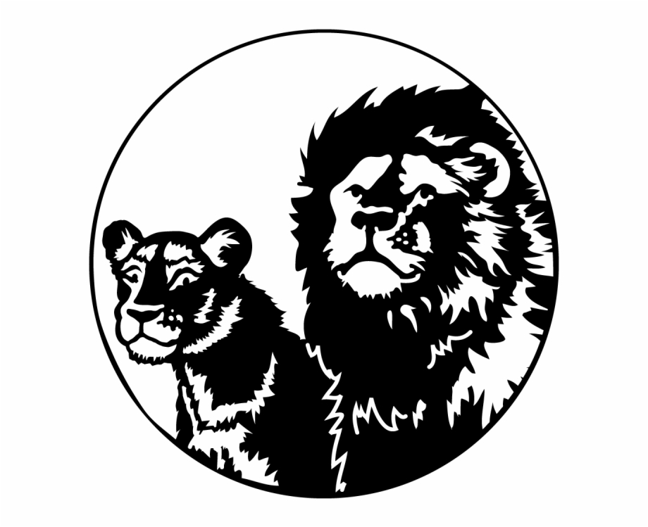 Lion Pair Illustration