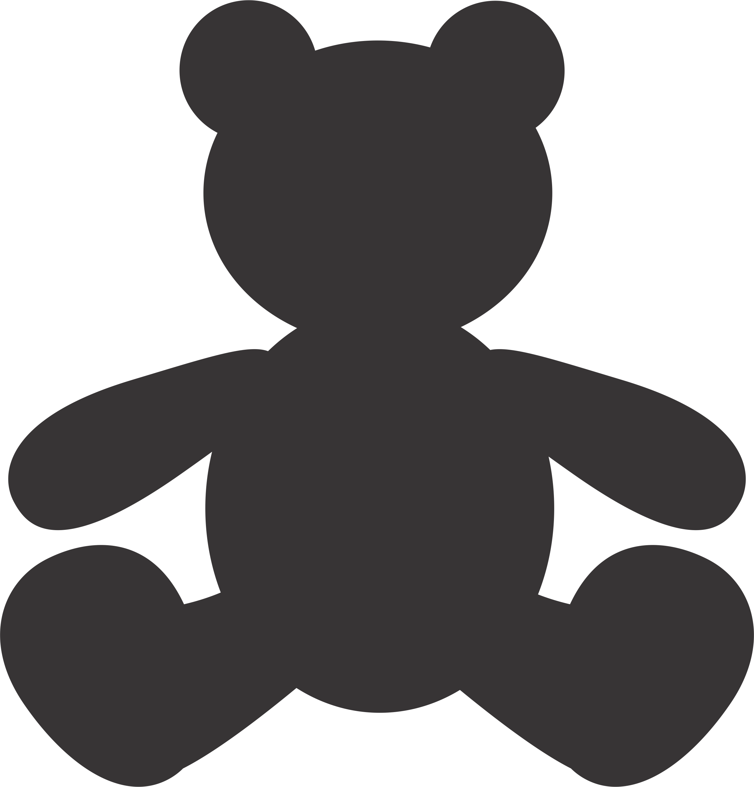 teddy bear silhouette