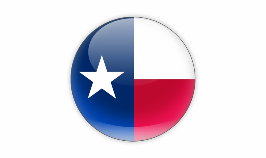 Illustration Of Flag Of Texas Texas Flag Circle