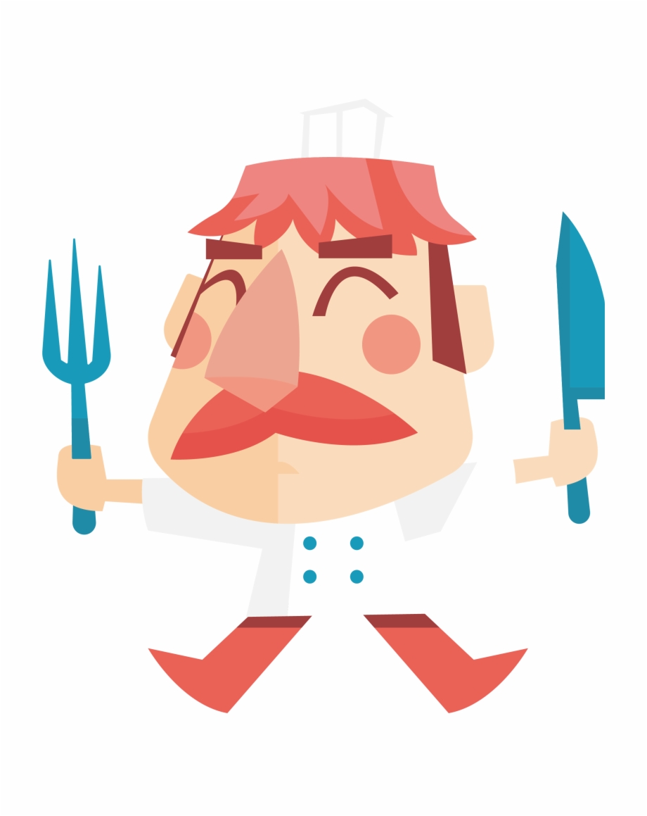 Chef Cook Cartoon Illustration
