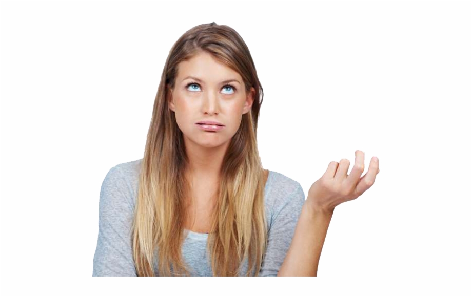 Confused Girl Png Confused Woman Png Transparent