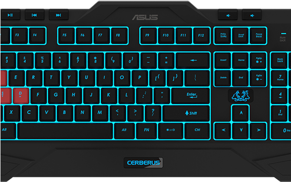 Asus Cerberus Mkii Gaming Keyboard