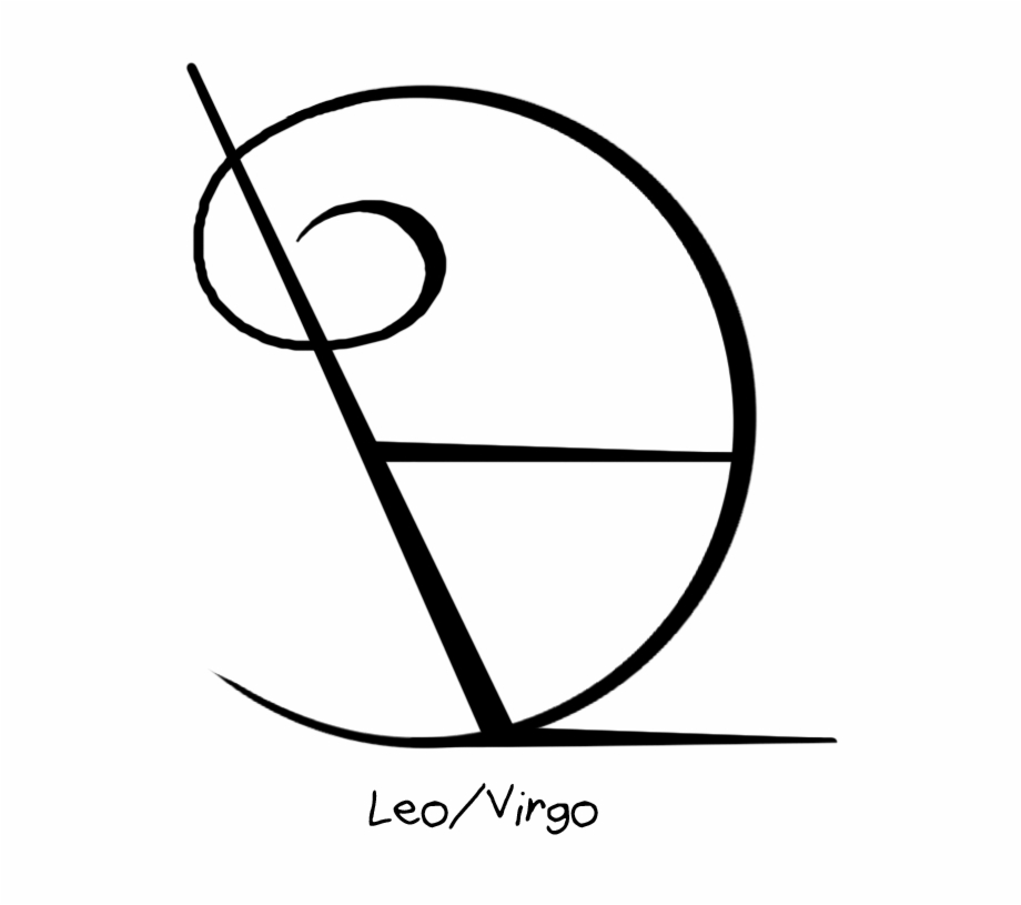 Leo Virgo Zodiac Sigil Virgo