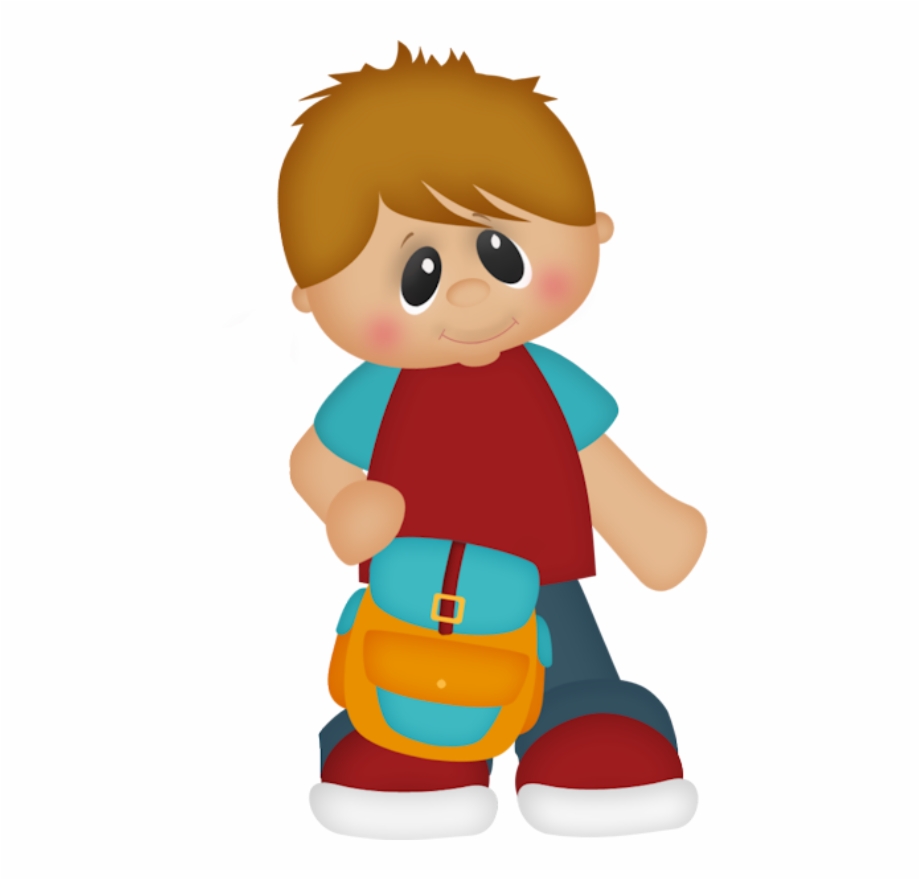 Camping Clipart Boy School Clipart Filing Papers Cartoon