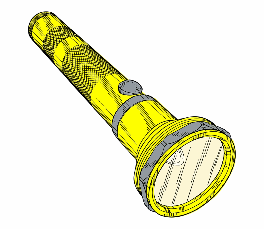 Torch Flashlight Electric Torch Clipart