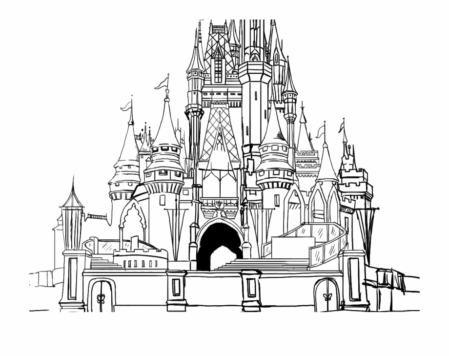 Cinderellas Castle Illustration