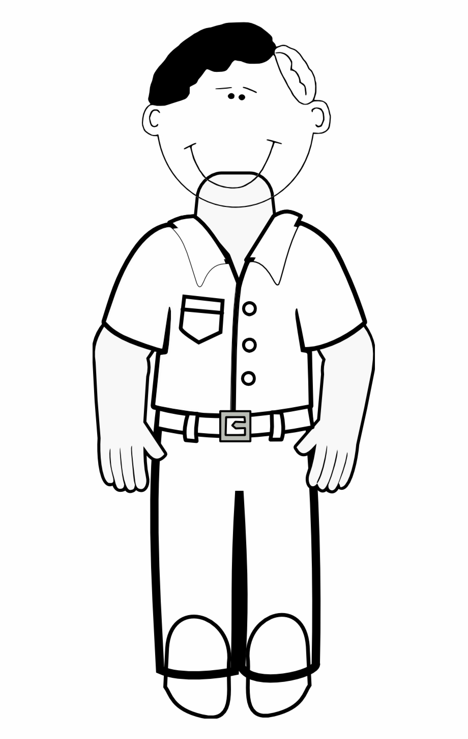 dad clip art black and white
