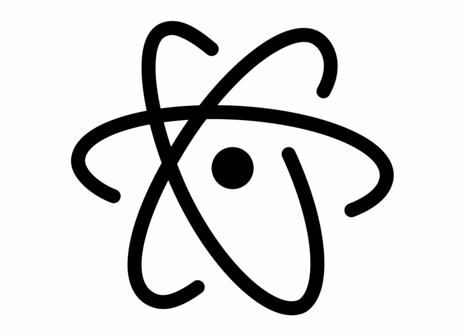 Atom Vector Png Atom Text Editor Icon