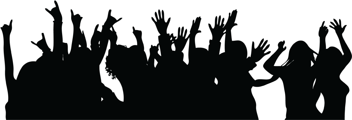 Download Png Image Report Silhouette Of People Party