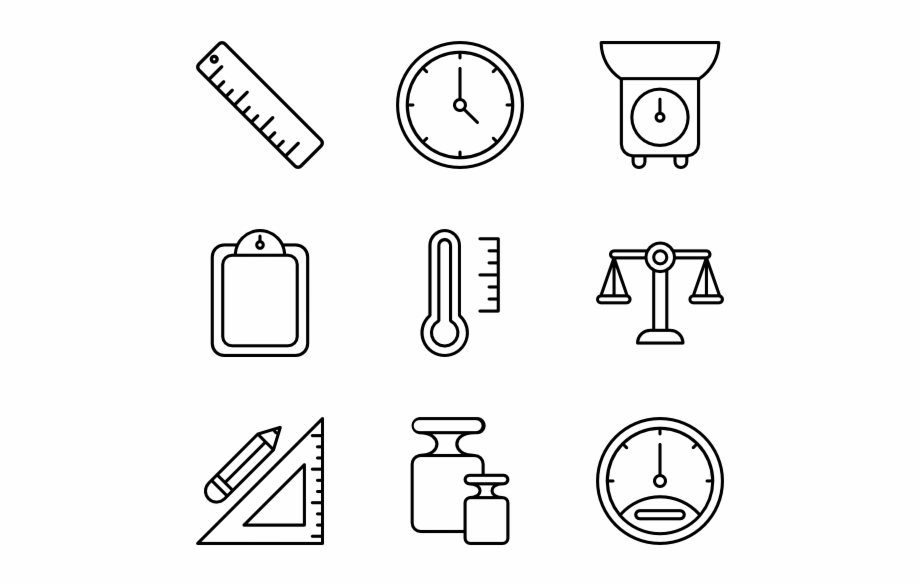 Measuring Icons For Resume Png