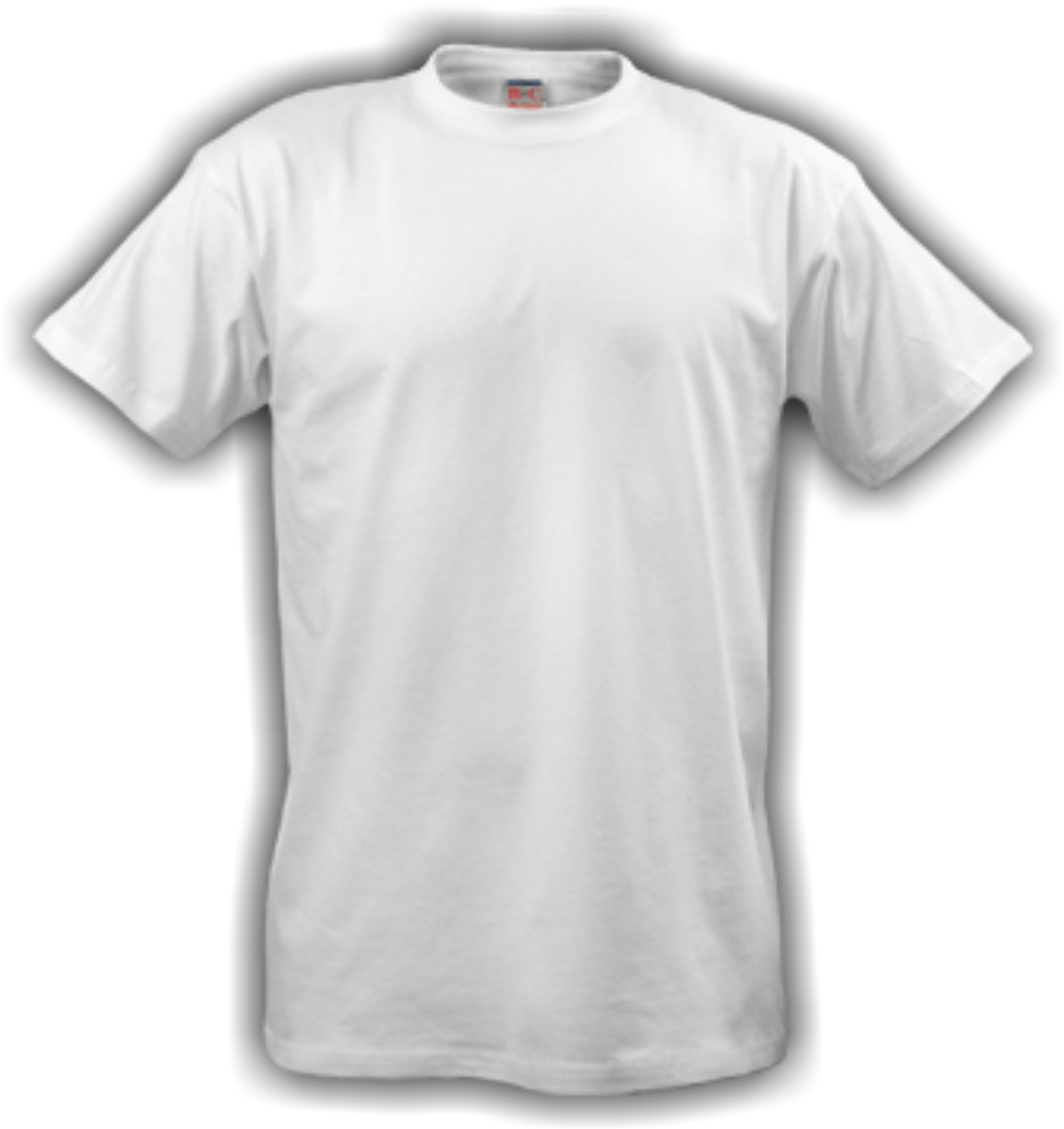 White T Shirt Template Png