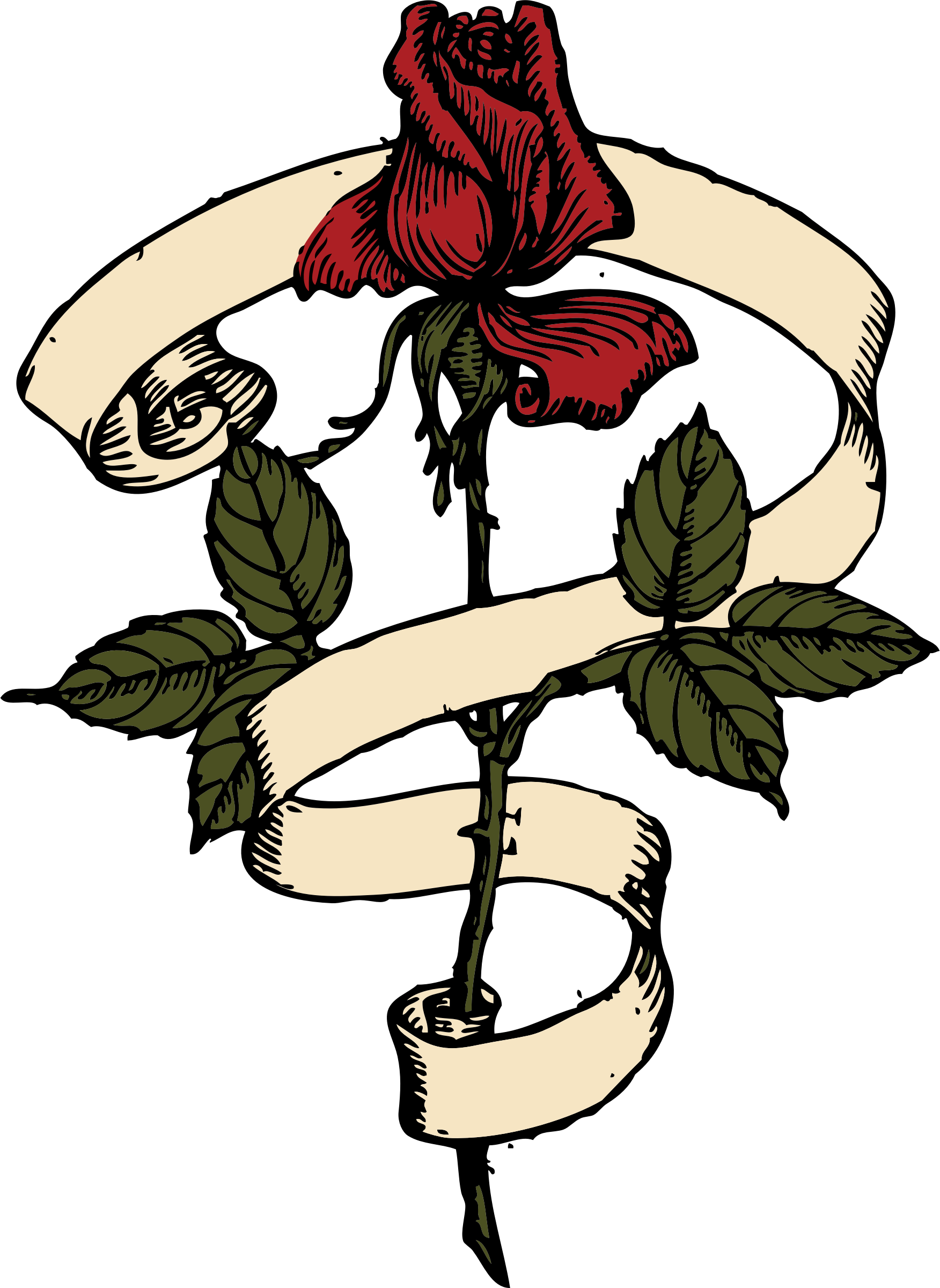 This Free Icons Png Design Of Rose Scroll