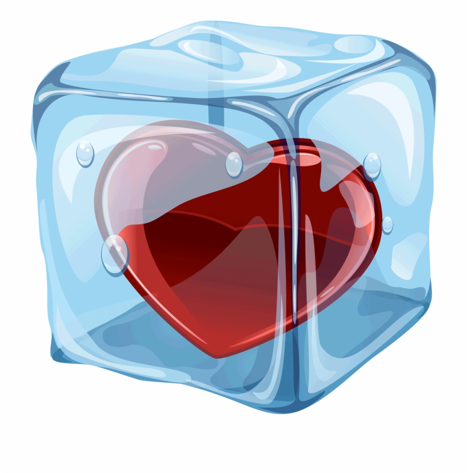 Transparent Heart Of Ice
