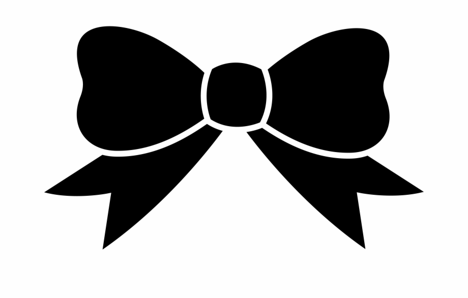 Bow Silhouette Clip Art Bow Clipart Black And